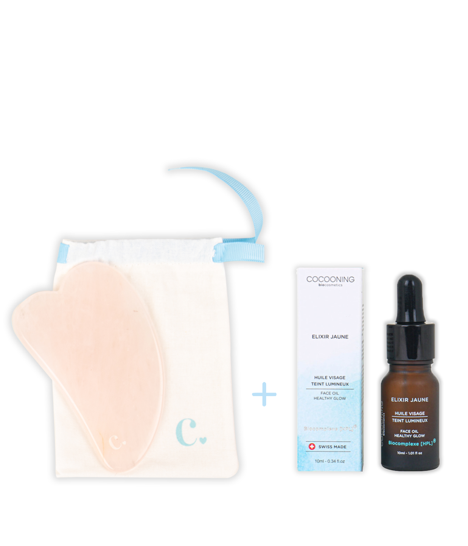 Duo Gua Sha + Elixir jaune Deluxe