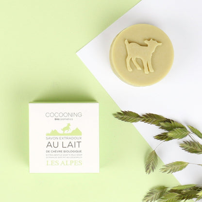Savon au lait de chèvre Alpes