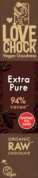 Barra di cioccolato LOVECHOCK Extra Pure 94% 40 g