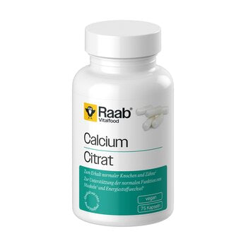 RAAB VITALFOOD Citrato di calcio 75 capsule da 820 mg 75 pezzi
