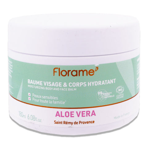 Florame Whipped Face & Body Balm – Organic Shea Butter, Coconut & Jojoba – 180 ml