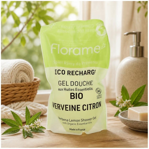 Florame Éco-Recharge Gel Douche Verveine Citronnée 700 ml