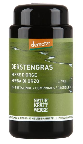 NATURKRAFTWERKE Gerstengras Tabletten Demeter