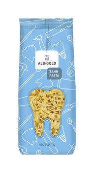ALBGOLD Motivnudeln Tooth Pasta 250g