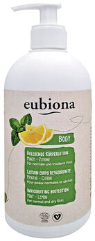 Lozione Invigorante per il Corpo Eubiona Menta-Limone 500ml
