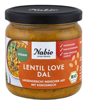 NABIO Repas prêt Lentil Love Dal 350 g