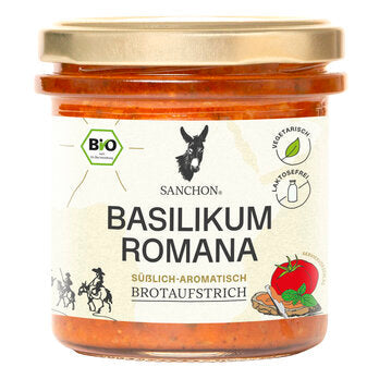 SANCHON Brotaufstrich Basilikum Romana 150g