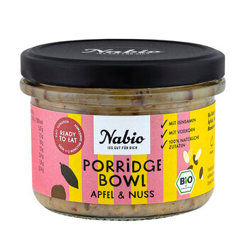 NABIO Porridge Bowl Pomme Noix 180g