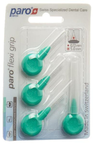 PARO Flexi Grip 5mm mittel grÃ¼n zylindrisch 4 Stk