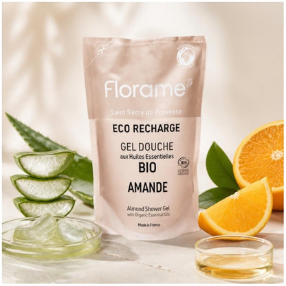Florame Éco-Récharge Gel Douche Amande 700 ml