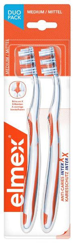 ELMEX KARIESSCHUTZ InterX Mittel ZahnbÃ¼rste Duo