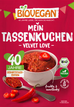 BIOVEGAN Mug Cake Velvet Love 55g