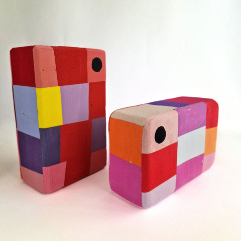 Recycled Yoga Block Sunset Small