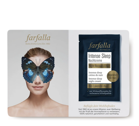 Farfalla – Crema Notte Intensiva per Dormire | Campione | 1,5 ml
