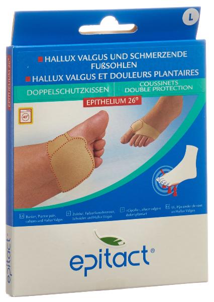 EPITACT Fusskissen Doppelschutz L > 27cm 1 Paar