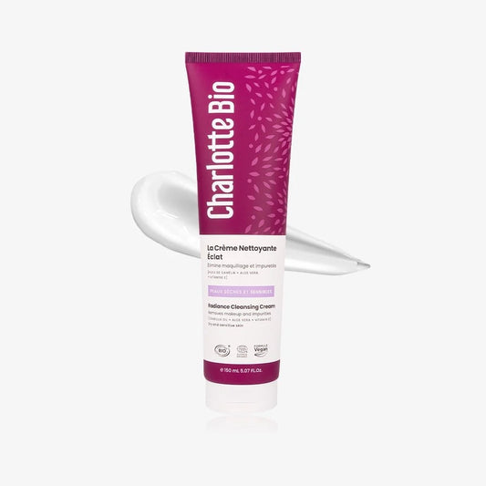 Crème Nettoyante Visage Organique Éclat 150 ml