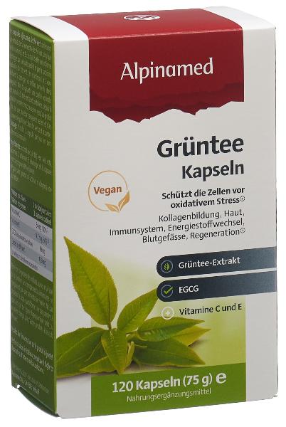 ALPINAMED Grüntee Kapseln 120 Stück