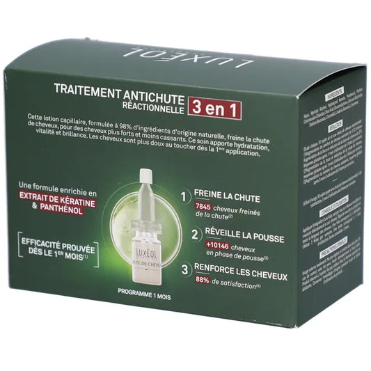 Luxéol reaktionsbedingter Haarausfall 3-in-1 (Ampullen)