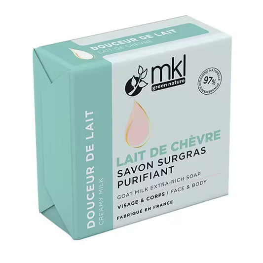 MKL GREEN NATURE – Organic Goat Milk Nourishing Soap – Milky Softness 100 g