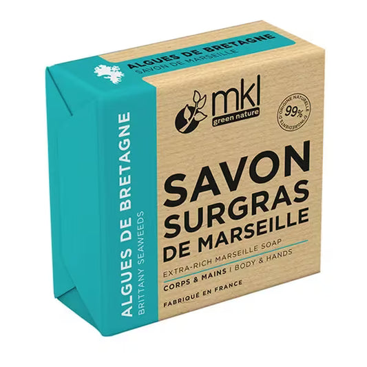 MKL GREEN NATURE - Marseille Extra-Nourishing Soap with Breton Seaweed (100g)