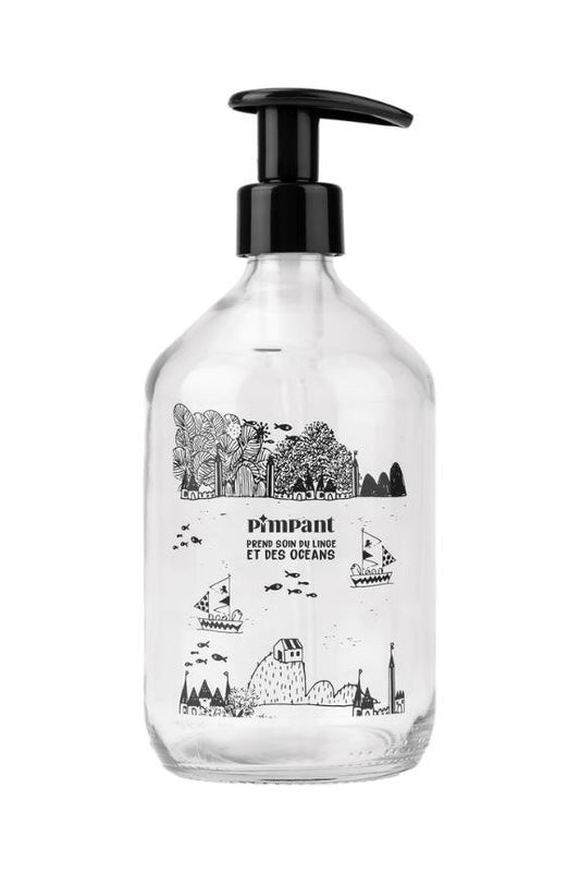 Wiederaufladbare Flasche für Flüssigwaschmittel