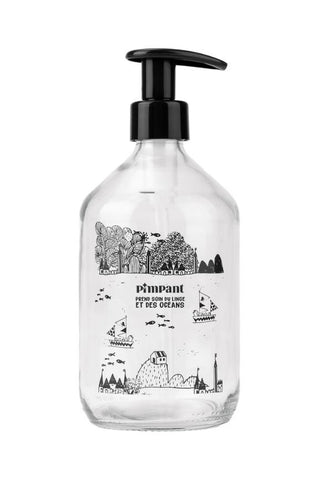 Wiederaufladbare Flasche für Flüssigwaschmittel