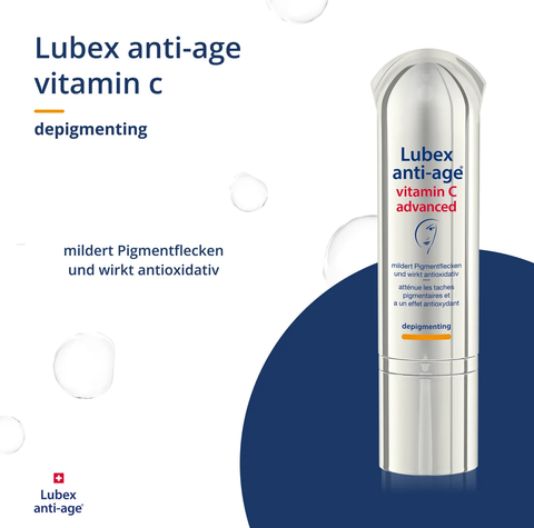Lubex Anti-Age Vitamina C Siero Avanzato per Luminosità e Anti-Pigmentazione | 30 ml