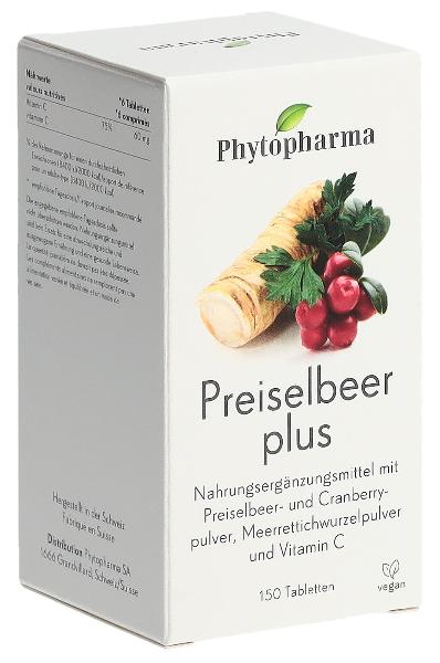 PHYTOPHARMA Preiselbeer plus Tabl 150 Stk