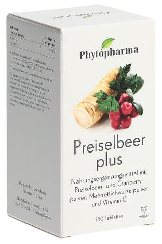 PHYTOPHARMA Preiselbeer plus Tabl 150 Stk