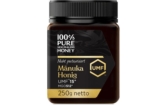 100% Pure New Zealand Manuka Honig MGO 512+ 250g
