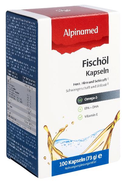 ALPINAMED Fischöl Kapseln 100 Stück