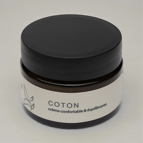 Crème visage de confort en coton