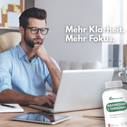 NATURFABRIK Capsules de Magnésium L-Thréonate 90 pièces
