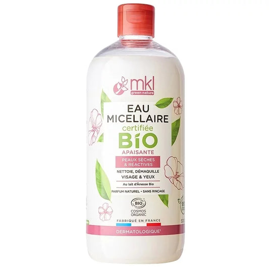 Beruhigendes BIO-Mizellenwasser Eselsmilch - 500ml - MKL Green Nature