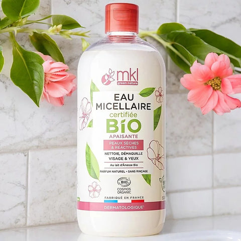 Beruhigendes BIO-Mizellenwasser Eselsmilch - 500ml - MKL Green Nature