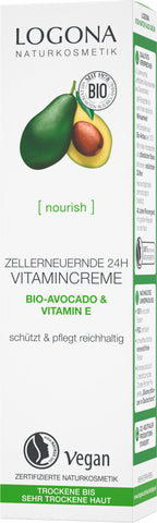 LOGONA NOURISH Radiant Complexion Vitamin Cream organic carrot & vitamin F