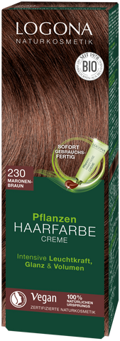 LOGONA Herbal hair color cream Chestnut brown 230