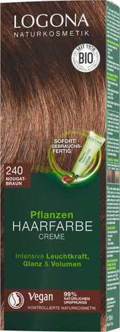 LOGONA Herbal hair color cream Nougat brown 240