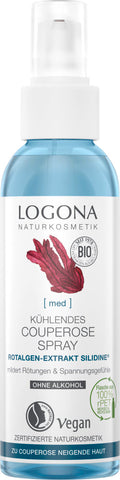 LOGONA MED Cooling Couperose Spray red algae extract SILIDINE®