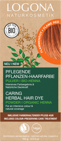 LOGONA Caring herbal hair dye 03 flame red