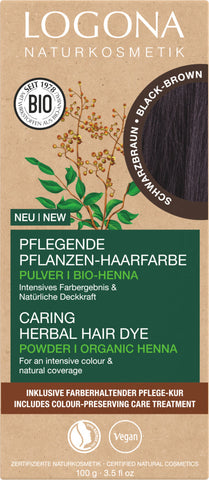 LOGONA Caring herbal hair dye 11 blackbrown