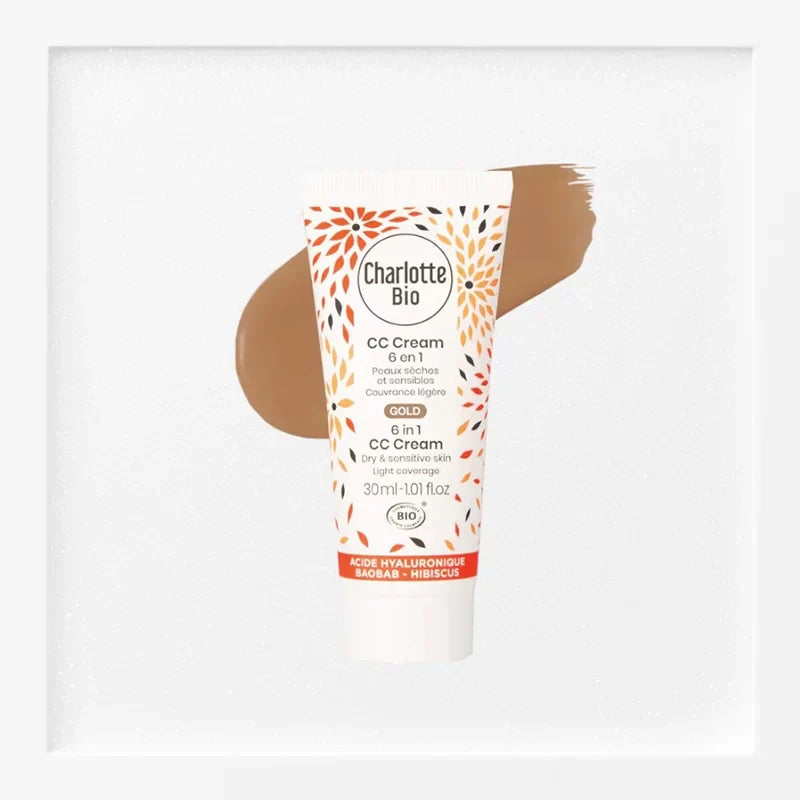 CC Cream 6 in 1 BIO gold - 30ml - Charlotte Bio