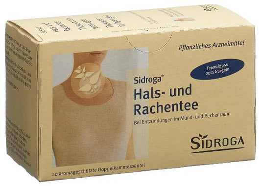 SIDROGA Tisane pour la gorge et le pharynx 20 sachets 2,5 g