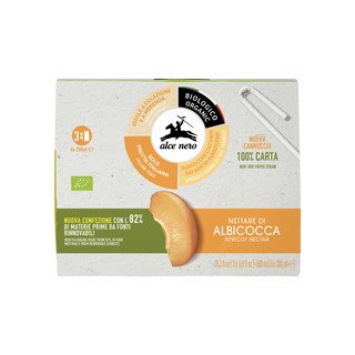 Alce Nero Fruchtnektar Aprikose, EU Bio 200ml