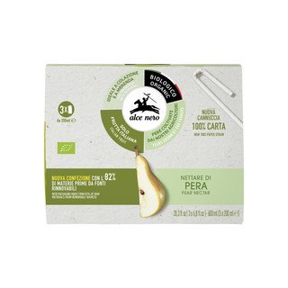 Alce Nero Fruchtnektar Birne, EU Bio 200ml