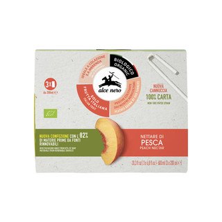 Alce Nero Fruchtnektar Pfirsich, EU Bio 200ml