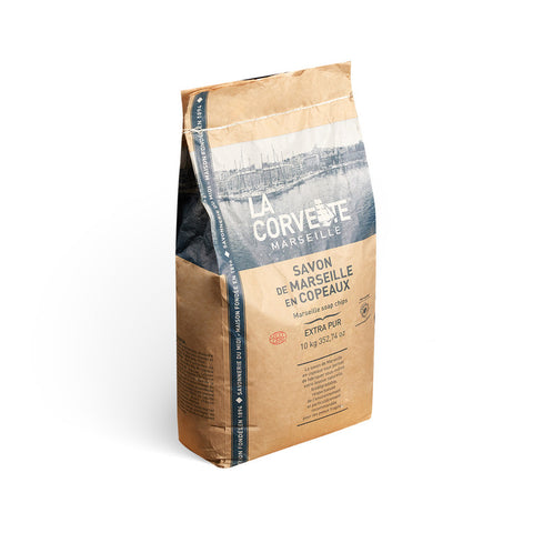 Sac kraft savon de marseille en copeaux extra pur