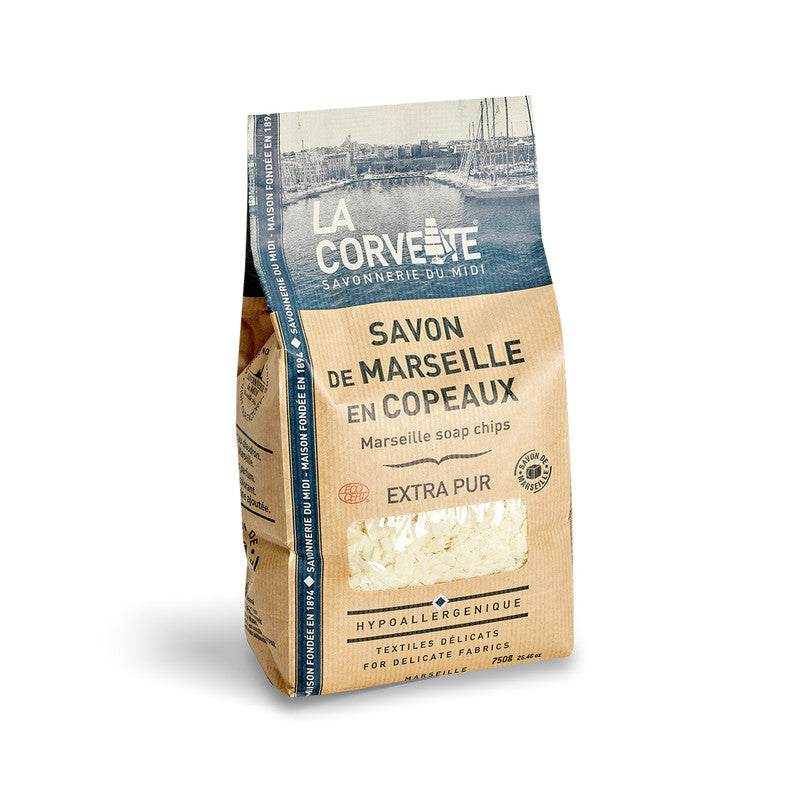 Sachet de savon de marseille en copeaux extra pur