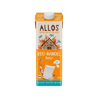 Allos Reis-Mandel Drink, ungesüsst, EU Bio 1l