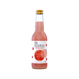 Kosmos Drinks Heavenly Juice - Raspberry Apple, Fruit Kefir Drink, Swiss Organic 330ml